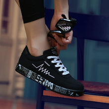 Load image into Gallery viewer, New 2019 Spring Women Shoes Black Sneakers Female Lace-up Women
