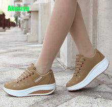 Load image into Gallery viewer, Hot Women Sneakers 2019 Breathable Waterproof Wedges