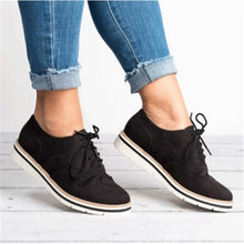 Load image into Gallery viewer, WENYUJH Rubber Brogue Shoes Woman Platform Oxfords British