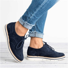 Load image into Gallery viewer, WENYUJH Rubber Brogue Shoes Woman Platform Oxfords British