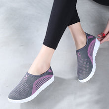 Load image into Gallery viewer, MUQGEW Women's Mesh Flat shoes patchwork slip-on Cotton
